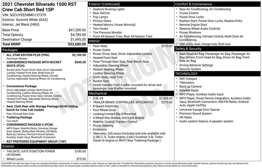 chevrolet silverado 1500 2021 3GCUYEED8MG137370 image chevrolet silverado 1500 2021 3GCUYEED8MG137370 image